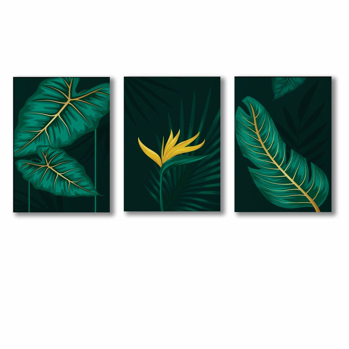 Set of 3 Premium Wall Art Photo Tiles