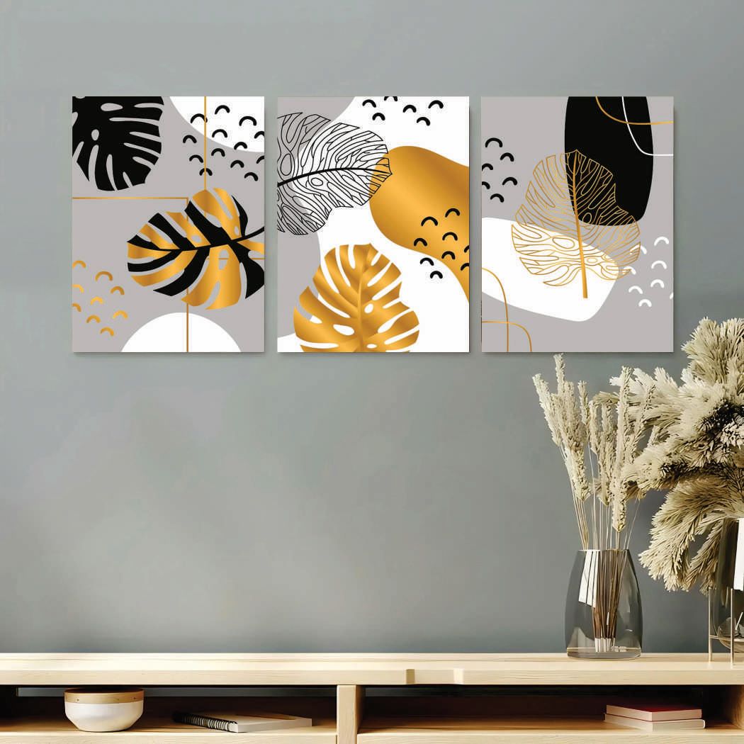Set of 3 Premium Wall Art Photo Tiles