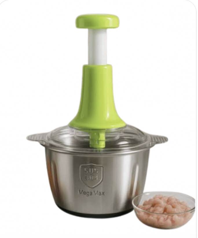 2L Manual Food Chopper-Vegetable and Nuts Chopper