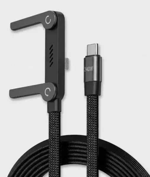Charging Cable With Foldable Bracket