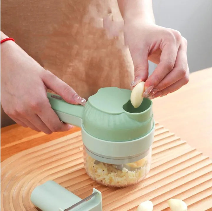 Electric Handheld Vegetable Cutter Slicer