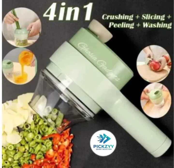 Electric Handheld Vegetable Cutter Slicer