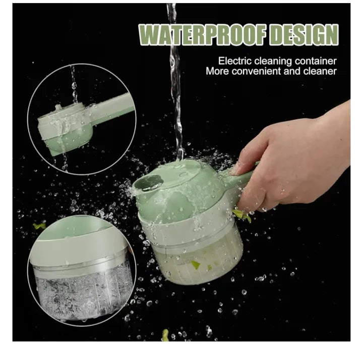 Electric Handheld Vegetable Cutter Slicer