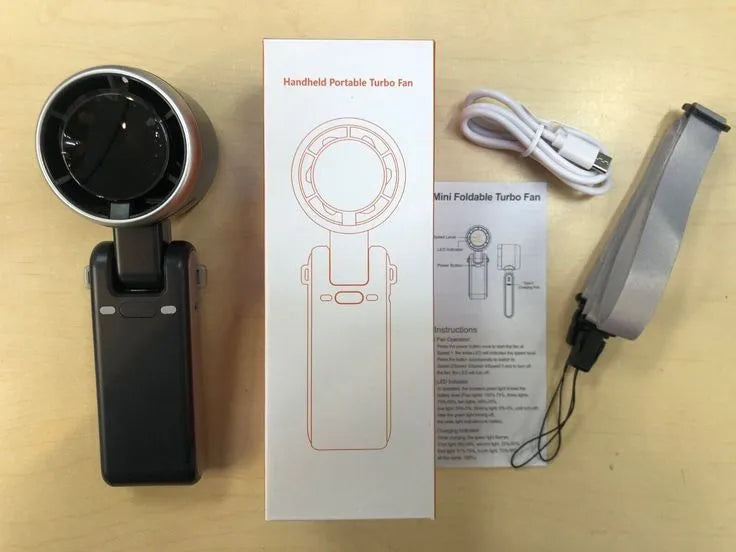Handheld Folding Turbo Fan