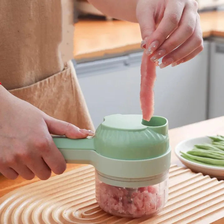 Electric Handheld Vegetable Cutter Slicer