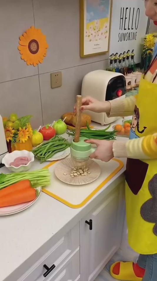 Electric Handheld Vegetable Cutter Slicer
